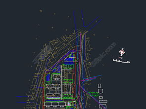 免費下載 | 萬科舊廠改造景觀平面設計圖（DWG格式，編號18387628）